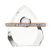 K9 Crystal Desk Clock Cheap Watch Clock  Glass Clock From China Factory