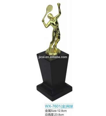 New design metal badminton trophy for winner