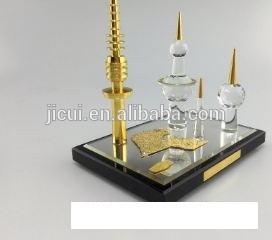 Hight Quality Crystal 24k Kuwait tower model for souvenir gift JC-05