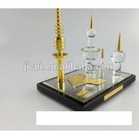 Hight Quality Crystal 24k Kuwait tower model for souvenir gift JC-05