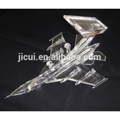 unique glass crystal airplane model handmade airplane model