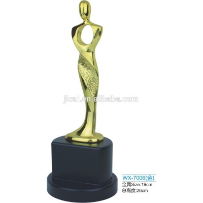 [Factory Direct Sales] Metal Oscar Trophy dancing girls