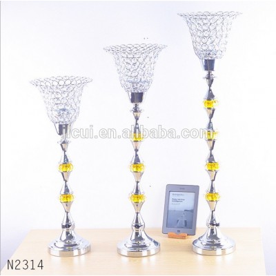 Hot Sale Wedding favor antique crystal candle holder for table centerpiece wholesale like